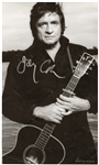 Johnny Cash Signed Oversized Picture (JSA)