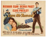 Elvis Presley 1956 "Love Me Tender" Lobby Card Movie Poster