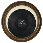 Elvis Presley Rare 1958 "One Night" Record Frame Display