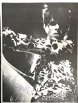 David Bowie Vintage Signed 1972 Book Photograph