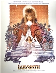 David Bowie Signed Original  Labyrinth Movie Premiere Program