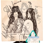 Aerosmith Band Signed “Draw the Line” Album (JSA)