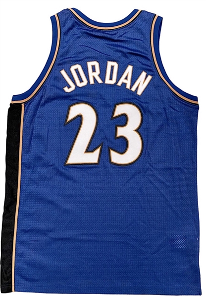 2001-02 Michael Jordan Washington Wizards Game-Used Road Jersey