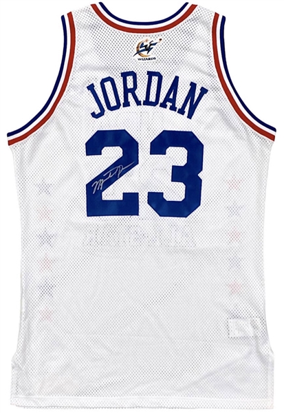 2003 Michael Jordan NBA All-Star Game Autographed Pro-Cut Jersey (Sourced From NBA Player) JSA & Beckett
