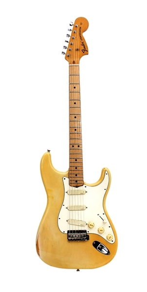 Jimmy Page Owned & Stage Played 1971 Olympic White Fender Stratocaster (Photo Matched)
