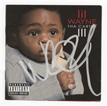 Lil Wayne Signed “Tha Carter III” CD Cover (JSA)