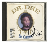Dr. Dre Signed “The Chronic” CD Cover (JSA)
