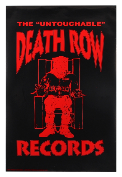 Lot of 3 Iconic “The Untouchable” Death Row Records Promotional Posters