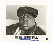 Original Notorious B.I.G. Original Wire Photo With Houston Chronicle Annotations