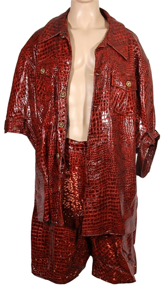 DJ Kay Slay Owned & Worn Red Snakeskin Suit