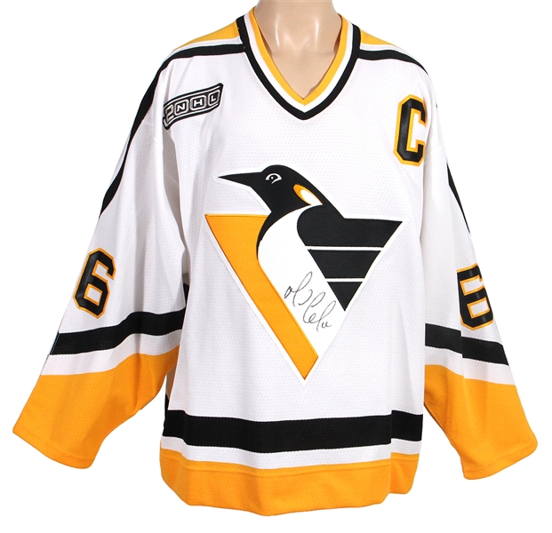 Mario Lemieux Signed Penguins Jersey