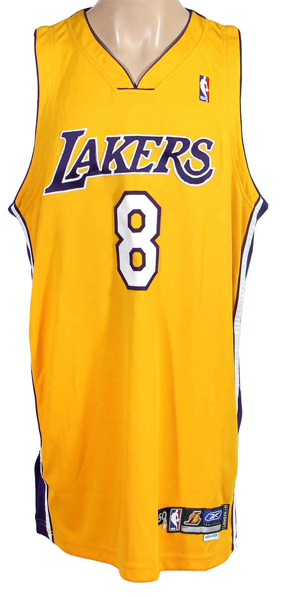 Lot Detail - 2004-05 Kobe Bryant LA Lakers Game-Used Home Jersey