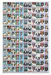 1979 Topps Baseball Uncut Sheet With 132 Cards (All Phillies Players)