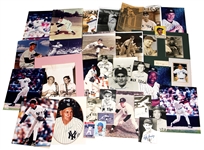 Large Collection of Baseball Signed Photographs and Ephemera