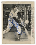 Brooks Robinson Signed and Inscribed Wire Photograph