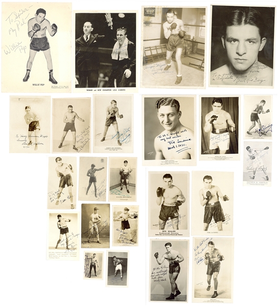 Notable Vintage Boxing Autograph Collection (23)