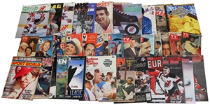 An Archive of Magazines and Programs from Hockey and Baseball
