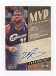 2006-07 UD Chronology #MVP-LJ LeBron James MVP Winners Autograph (#36/50)