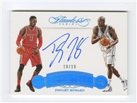 2015-16 Flawless #NT-DH Dwight Howard Now & Then Autograph (#10/10)