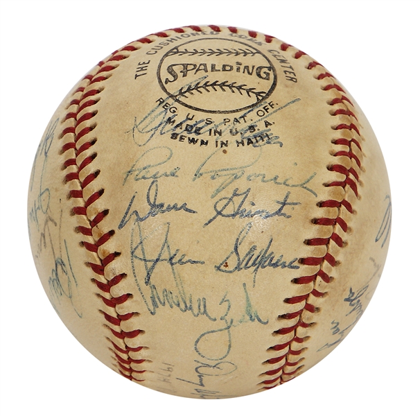 1974 Pittsburgh Pirates Team Signed Baseball (23 Signatures) with Willie Stargell JSA
