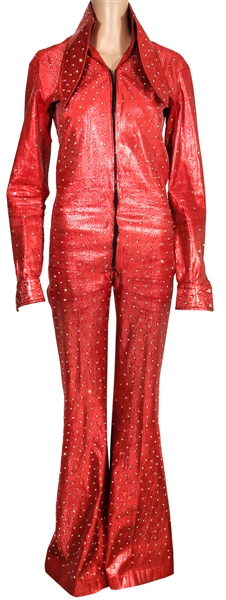 Sly Stone "Soul Train" Incredible Stage Worn Red Jumpsuit 1971 (Photo Matched)