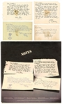 Kiss Original Four Handwritten Letters Featured in the Album "KISS ALIVE!" (JSA & REAL)