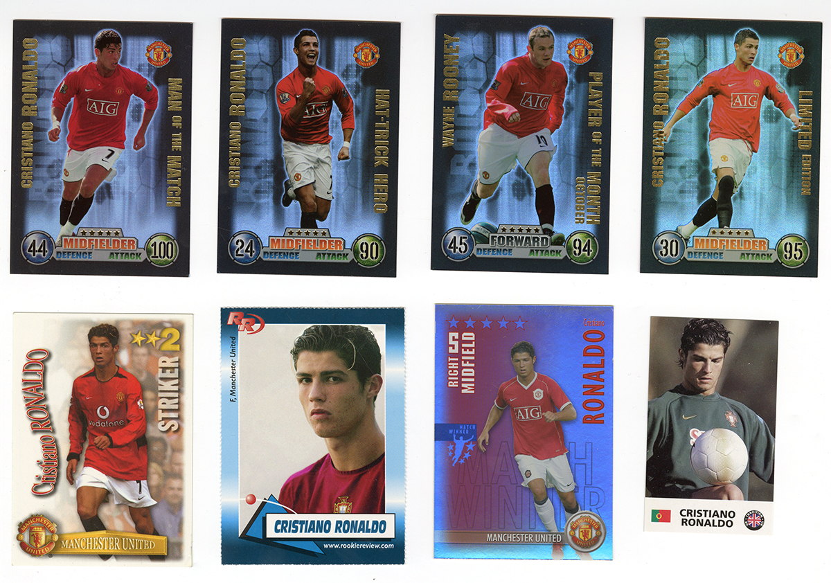 Lot Detail - Lot of 7 Cristiano Ronaldo Topps Soccer Cards Including ...