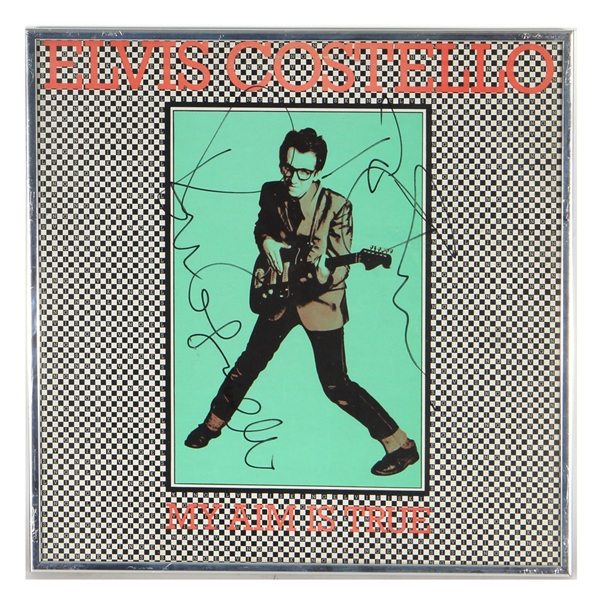 Elvis Costello Signed "My Aim Is True" Album