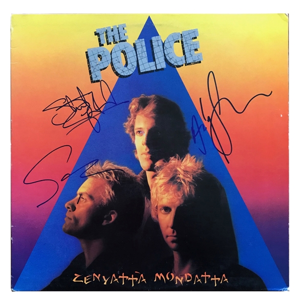 The Police Band Signed “Zenyatta Mondatta” Album (REAL)