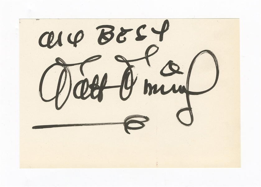 Walt Disney Autograph Grade 10 (JSA)