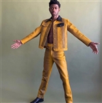 Lil Nas X Grammy Nominated Promotion Worn Custom Snakeskin-Style Leather Suit (Photo-Matched)