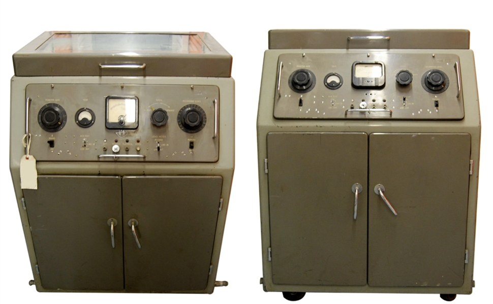 A Pair Of E.M.I. BTR2 Tape Recording Consoles Used Extensively By The Beatles At E.M.I. / Abbey Road Studios During The Entire Time They Recorded There