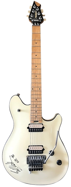 Eddie Van Halen Played & Signed Peavey Wolfgang Ivory Guitar (REAL)