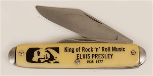 Elvis Presley Vintage Original  Commemorative Pocket Knife - Eddie Hammer Collection