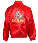 Michael Jackson Owned & Worn "Excalibur Las Vegas Hotel & Casino" Red Satin Jacket
