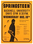 Bruce Springsteen Original 1975 Bucknell University Concert Poster