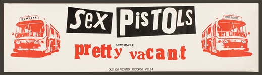 Sex Pistols Original "Pretty Vacant" Promotional Poster