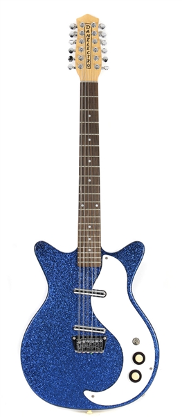 Sevendust John Connolly Owned & Studio Used Blue Danelectro Guitar