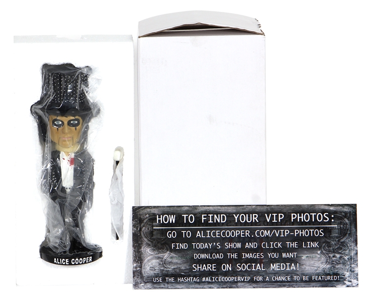 Alice Cooper Signed Original Promotional Figurine