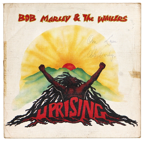Bob Marley Signed "Uprising" Album (REAL)