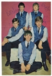 Rolling Stones Band Signed Early Magazine Picture with Brian Jones (REAL)