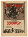 Elvis Presley Vintage Original  "Roustabout" Movie Herald