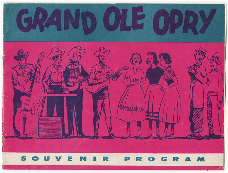 Elvis Presley Rare Vintage Original "Grand Ole Opry" Program