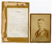 President Theodore Roosevelt Signed Vintage Original Photograph with White House Provenance (JSA)