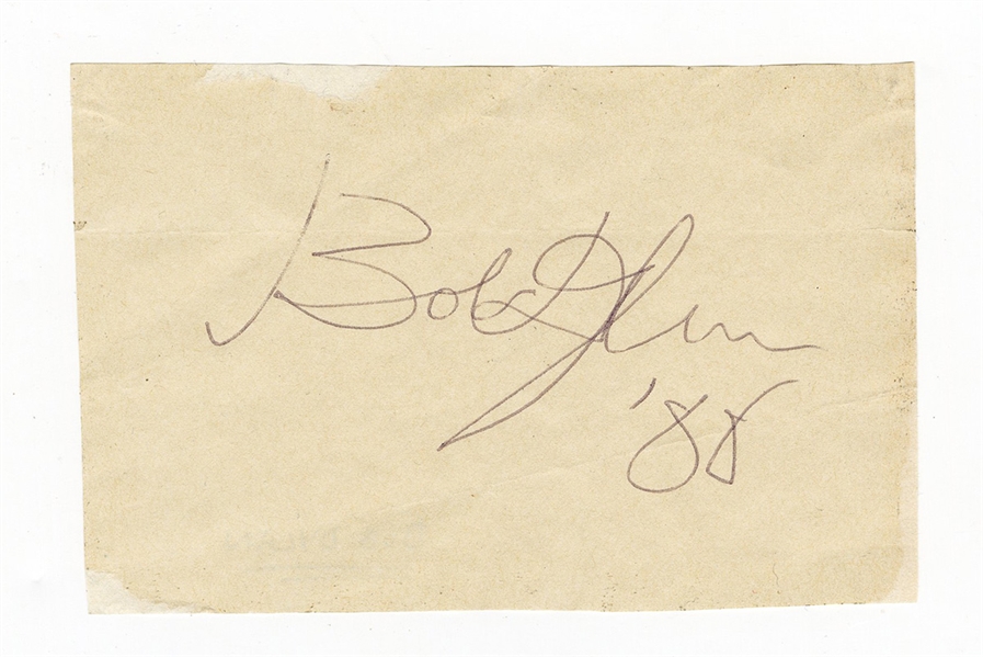 Bob Dylan Signed Cut (REAL)