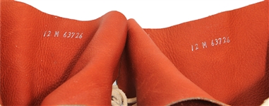 Jimi Hendrix Owned & Worn Orange Suede Moccasin-Boots 