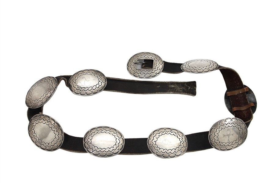 Gregg & Duane Allman 1970 Owned, Stage Worn and Hand Engraved Belt 