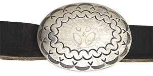 Gregg & Duane Allman 1970 Owned, Stage Worn and Hand Engraved Belt 