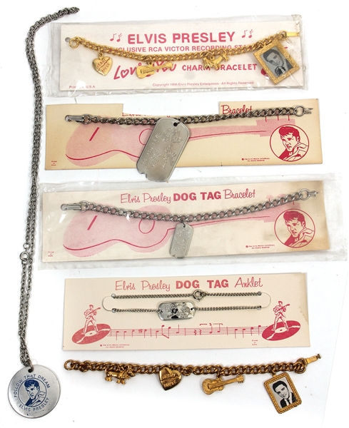 Elvis Presley Vintage Promotional Anklets & Bracelets