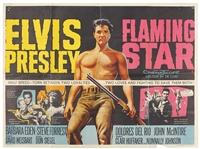 Elvis Presley "Flaming Star" Vintage Original Movie Poster